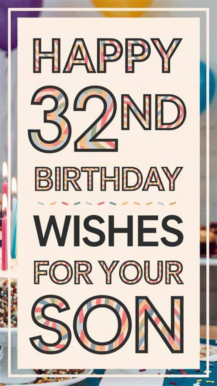 32nd Birthday Wishes and Messages Cards Wishes