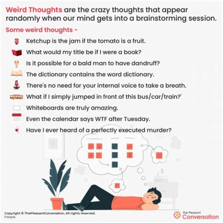 520+ Weird Thoughts of All Time That Will Make You Think (2022)
