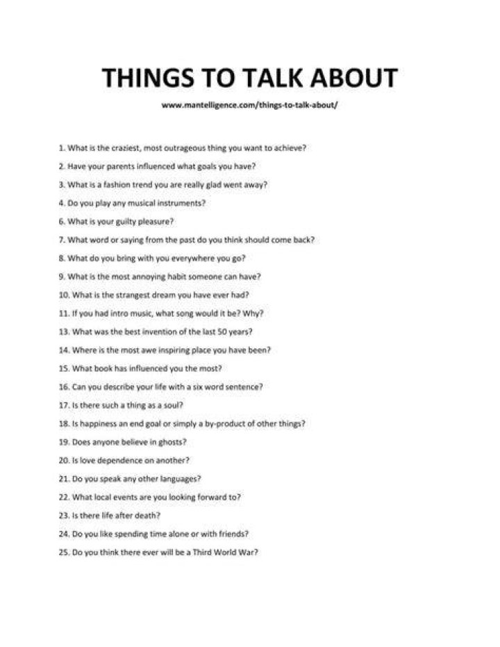56 Best Things To Talk About With Your Girlfriend The only list you
