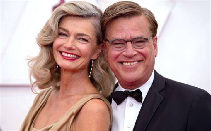Aaron Sorkin and Paulina Porizkova Wow As A Couple At The 2021 Oscars