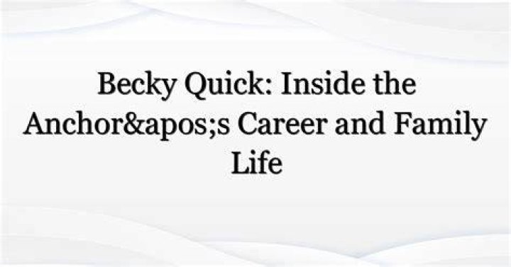 An Inside Look At Family Life And Career