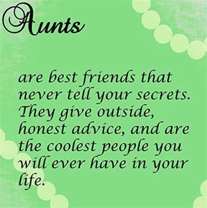Aunt Quote 6x6 Mini CANVAS Gallery Wrap that can HANG or SIT! Aunt