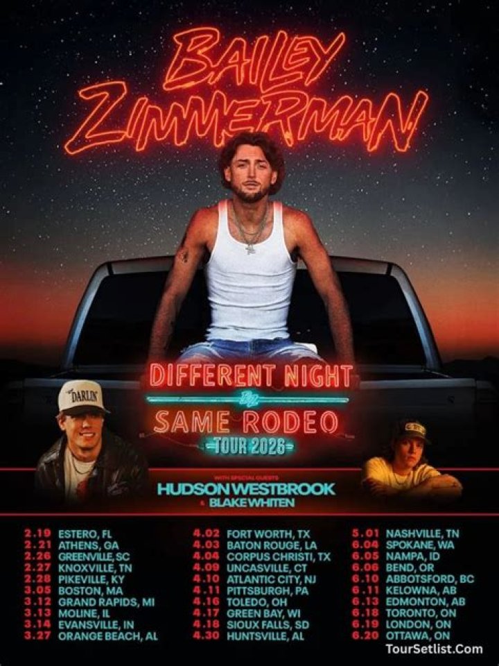 Bailey Zimmerman Tickets Bailey Zimmerman Tour Dates & Concerts