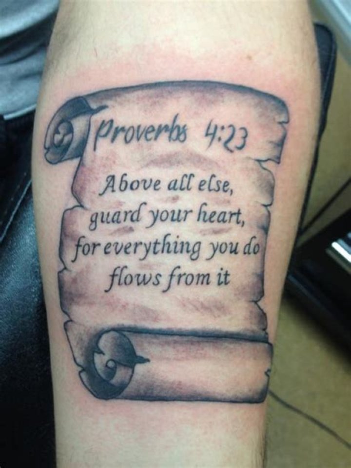 Bible Verse Tattoo Ideas For Guys