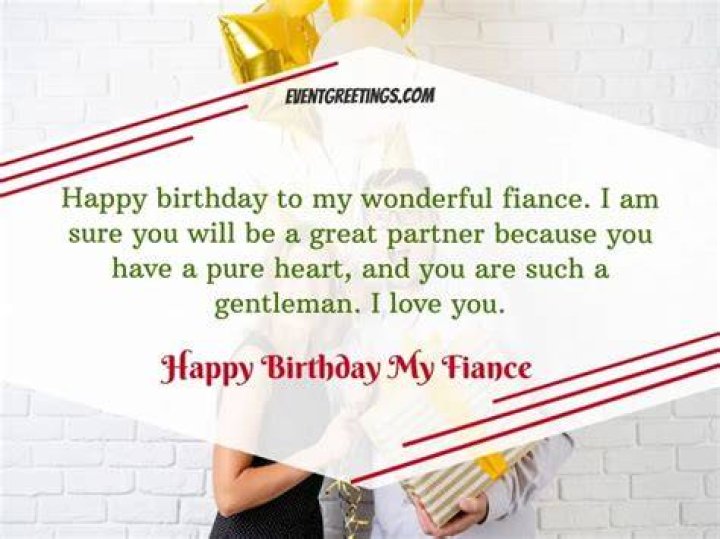 Birthday Greetings To My Fiance