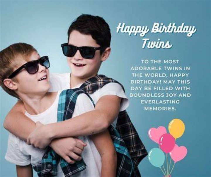 Birthday Wishes To A Twin Brother