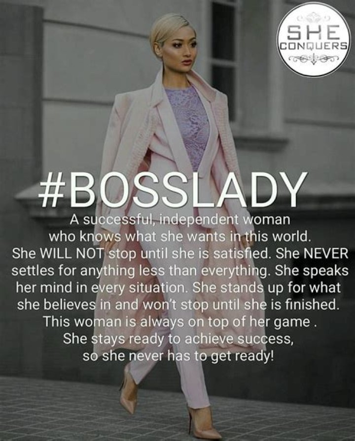 Bosslady Inspiring quotes pinned by sheconquers