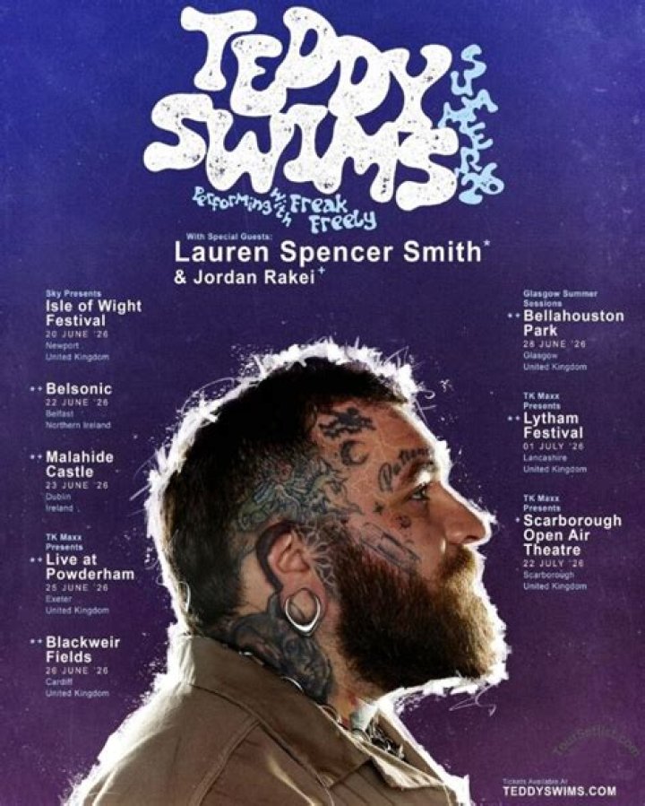 Buy tickets for Teddy Swims at Roundhouse on 20/07/2023 at LiveNation