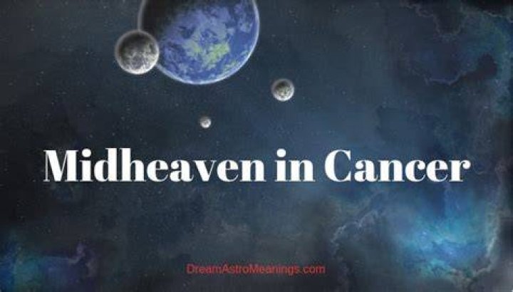 CANCER MIDHEAVEN 💗A Work of the Heart☺ Midheaven in Cancer YouTube