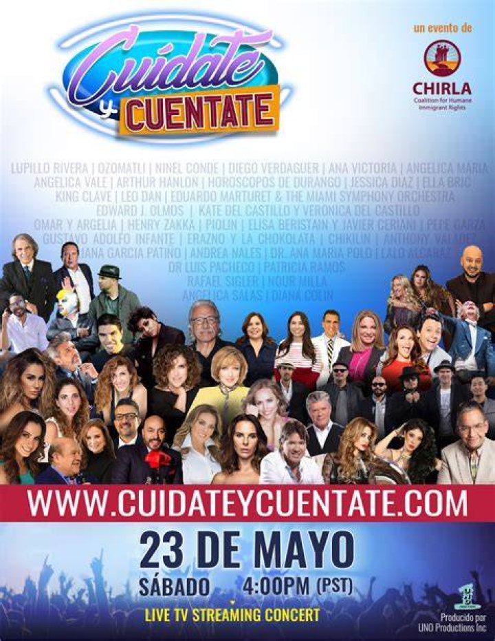 Cuidate & Cuentate Virtual Concert Lineup Lupillo Rivera, Ozomatli