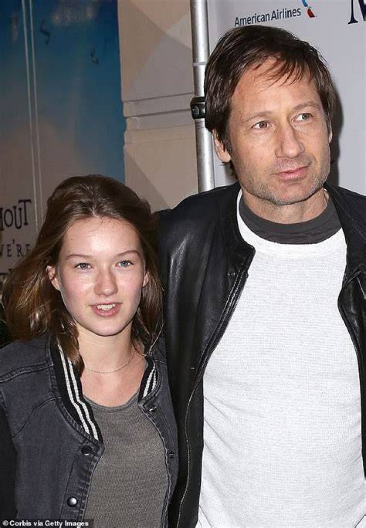 David Duchovny Daughter Seen