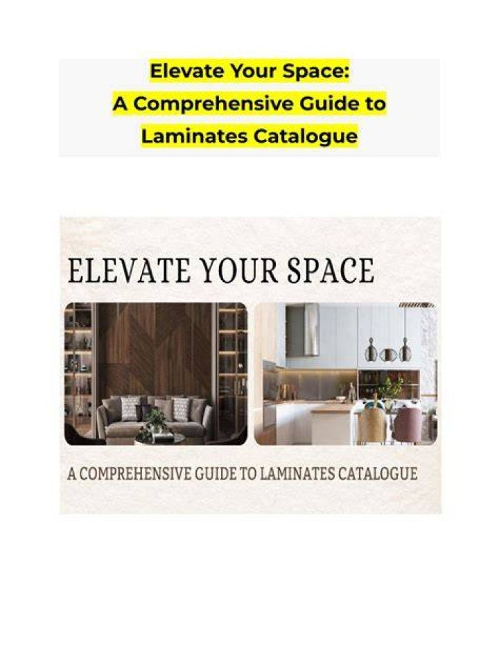 Discover The Unparalleled Laminates: Your Guide To Enhancing Interiors With Style And Durability