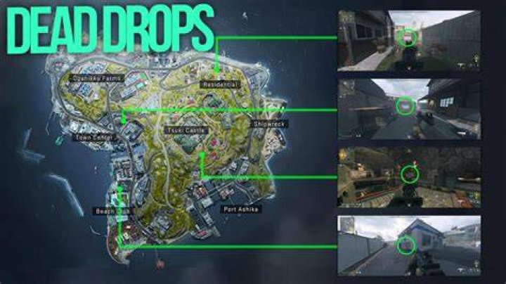 DMZ All Dead Drop Locations on Ashika Island