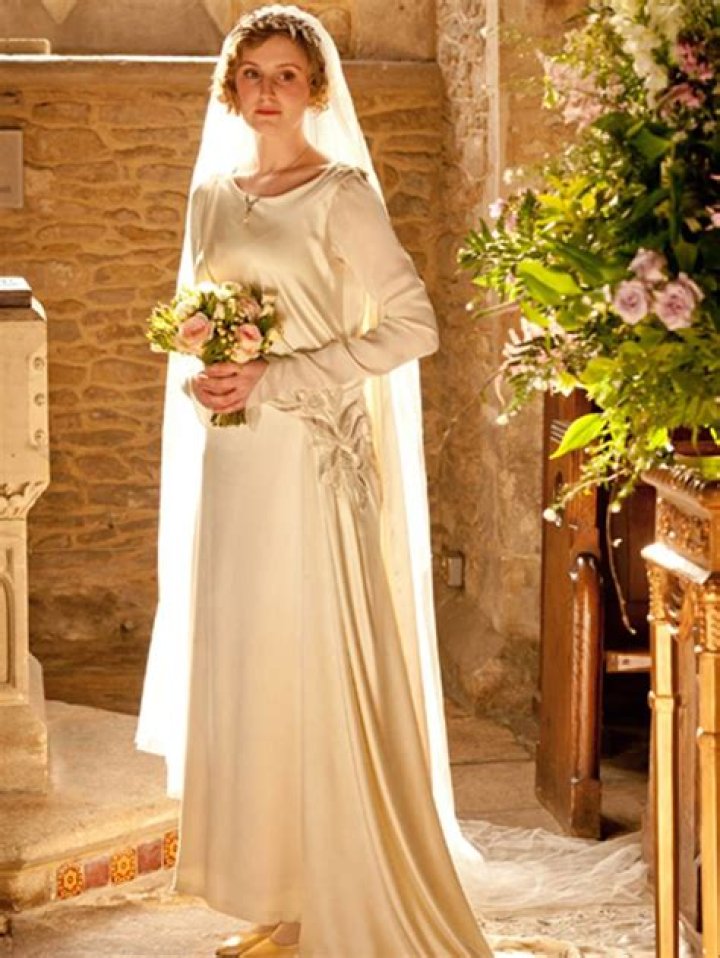 Downton abbey wedding dresses