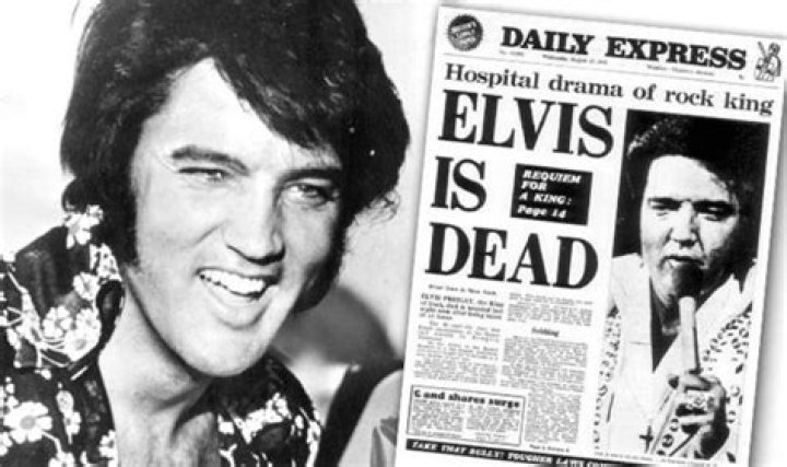 Elvis "died" 33 years ago today How do you think he's celebrating