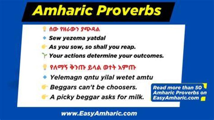 Essential Proverbs In Amharic: Ancient Wisdom For Modern Life