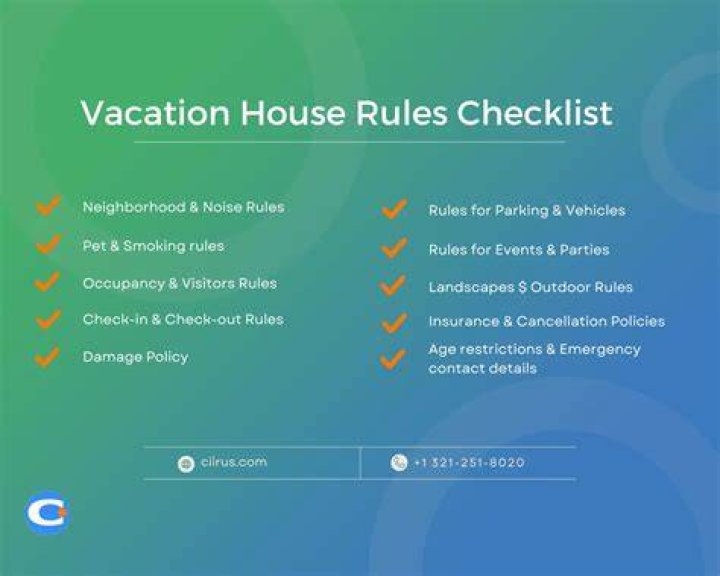 Essential Scott's Vacation Home Rental Rules To Ensure A Hassle-Free Stay