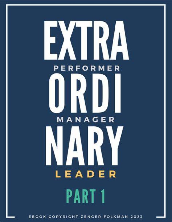 Extraordinary Leadership By Zackery La Voy