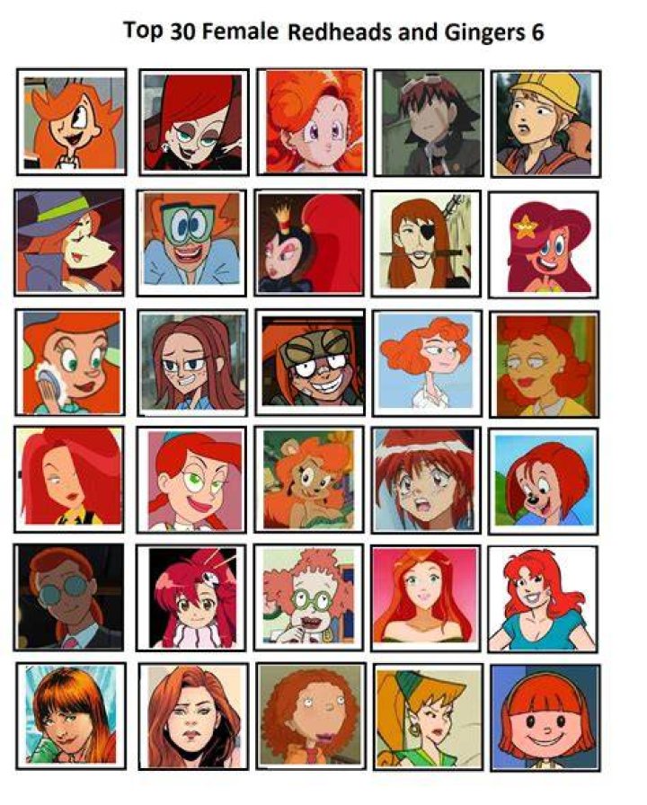 Female Ginger Characters