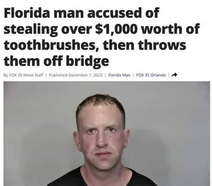 Florida Man Makes Headlines Again: December 4th Antics