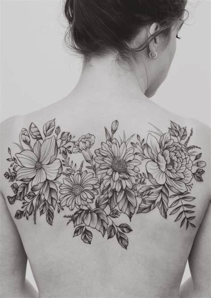 Flower Tattoos For Women On Back