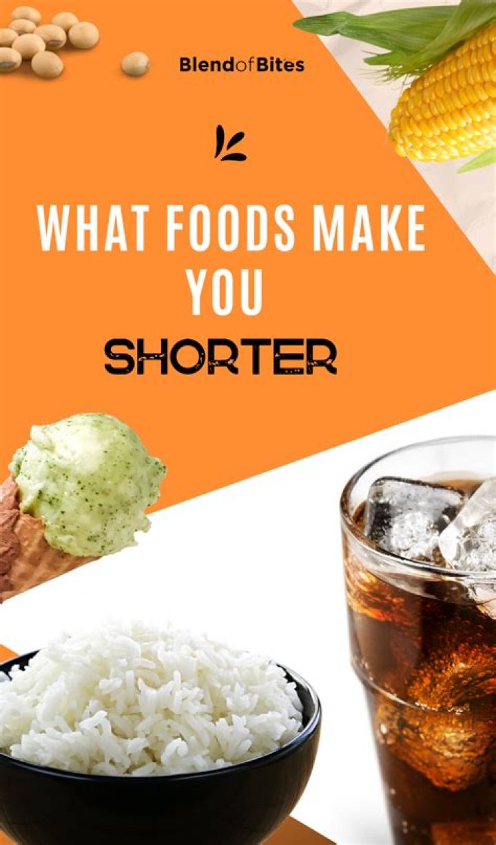 Foods That Make You Shorter Maintain a Healthy Height Food, Sugary