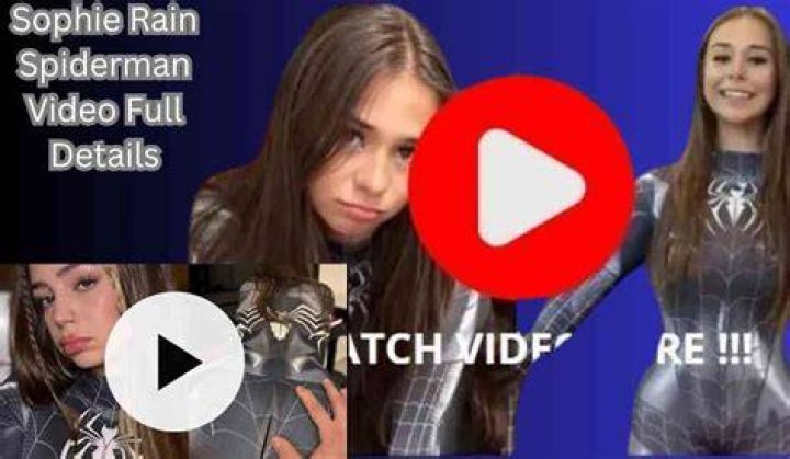 {Full Watch Video} Sophie Rain Spiderman Twitter Reddit Costume Video