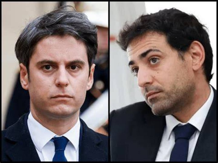 Gabriel Attal et St&eacute;phane S&eacute;journ&eacute; le nouveau couple star de l'Elys&eacute;e