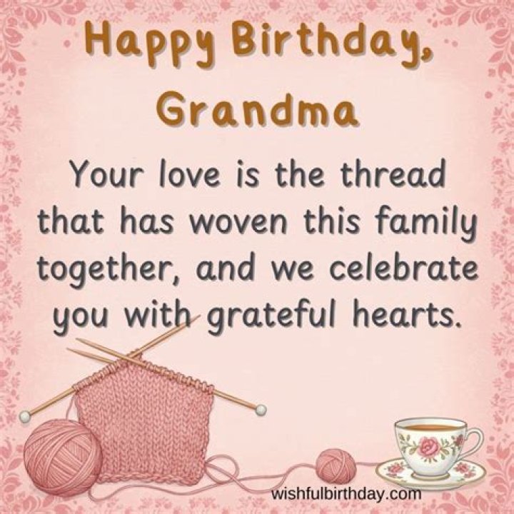 Grandmother Happy Birthday Quotes