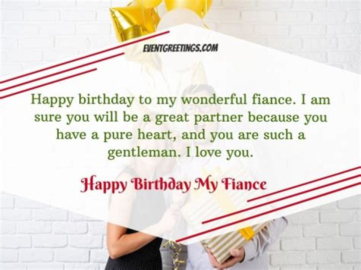 Happy Birthday For My Fiance