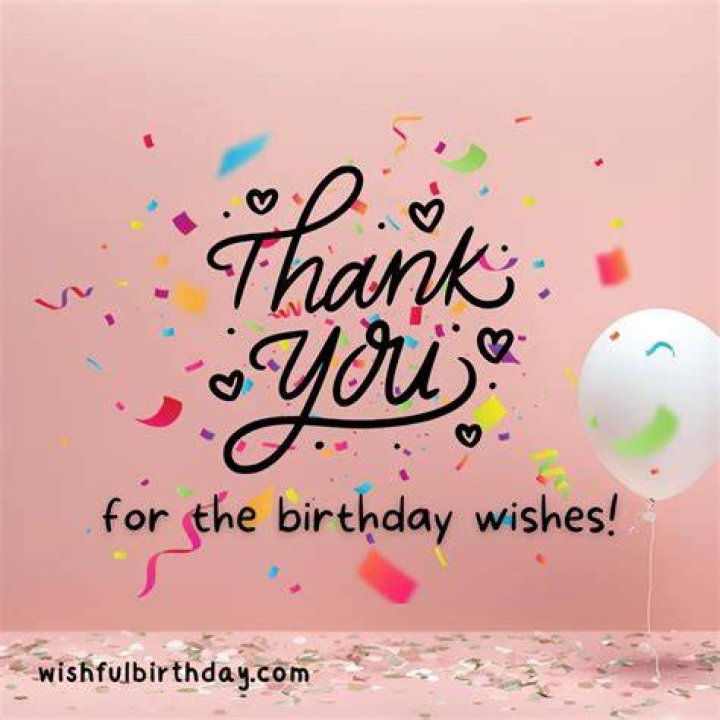 Images Of Thank You For My Birthday Wishes