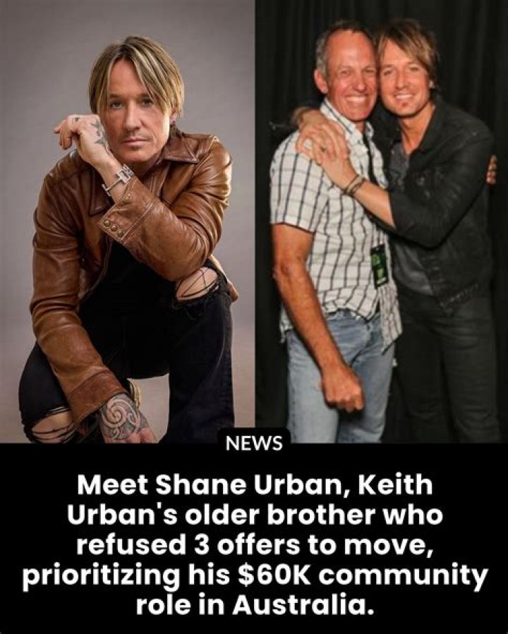 Is Keith Urban An Only Brother Or Does He Have Siblings?