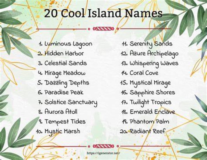 Island Name Generator 1,000+ Island Name Ideas 🏝️