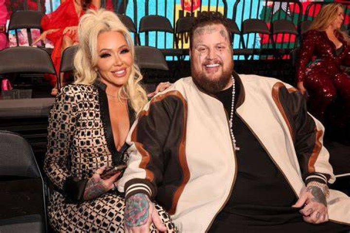 Jelly Roll & His Wife Bunnie XO Are All Smiles Arriving To 2023 CMT