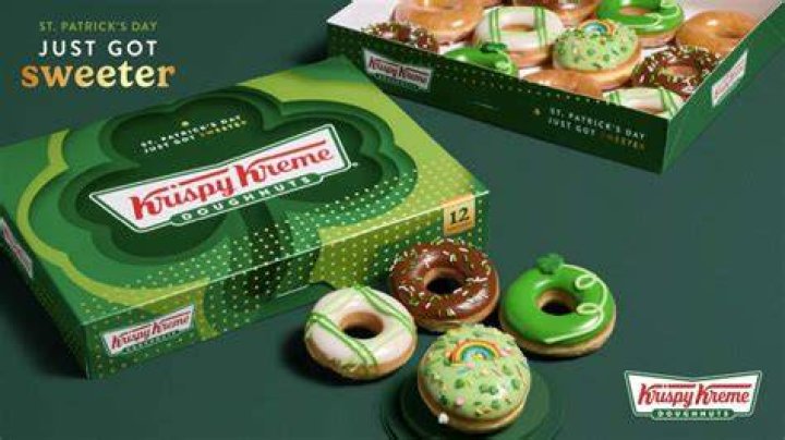 Krispy Kreme Has Green O’riginal Glazed Donuts for St. Patrick's Day