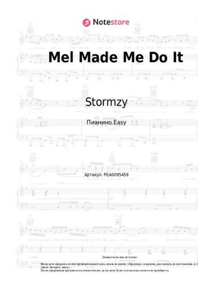 Mel Made Me Do It Single by Stormzy on Apple Music