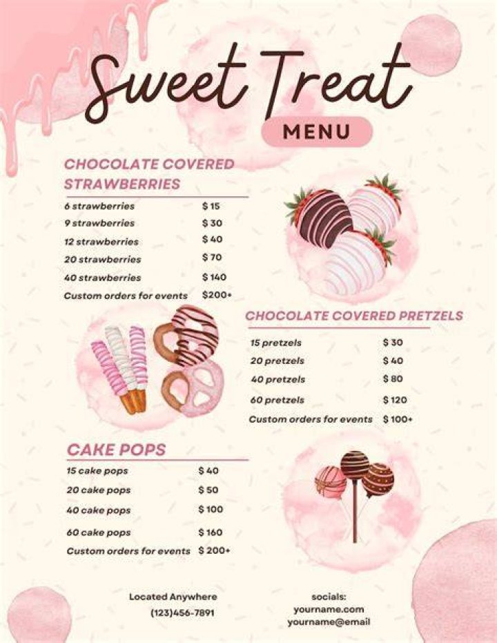 Menu — Treat