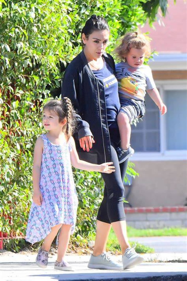 Mila Kunis With Her Kids October 1, 2018 Star Style