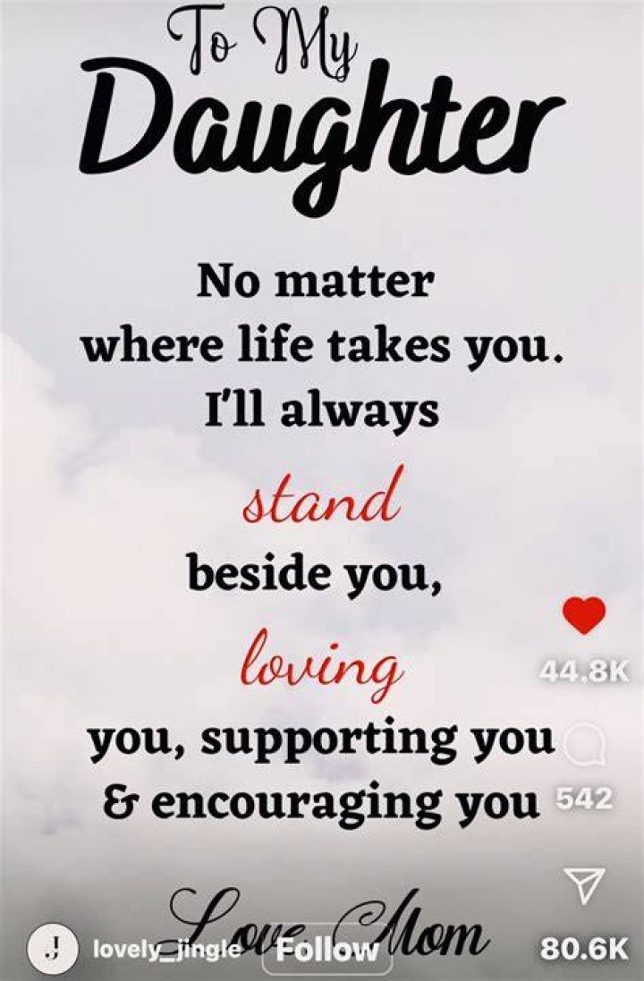My Daughter I Love You Quotes