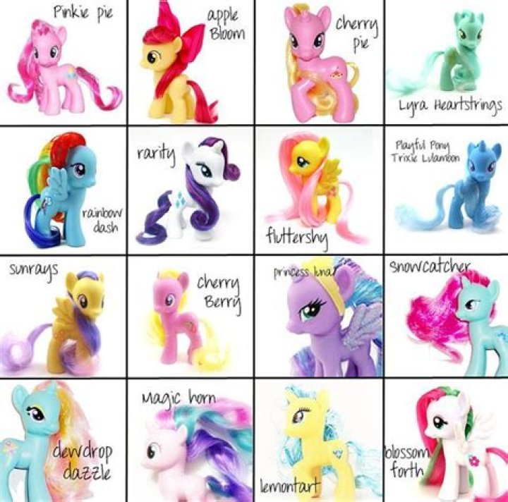 My Little Pony Namen truongquoctesaigon.edu.vn