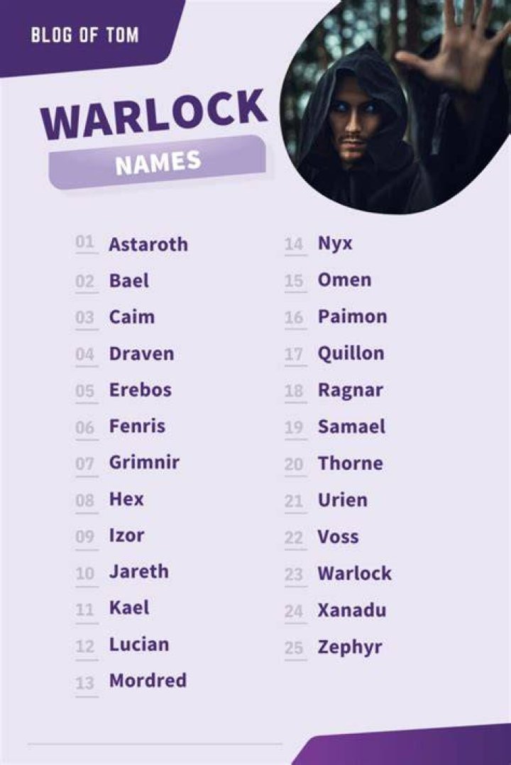 Names For A Warlock