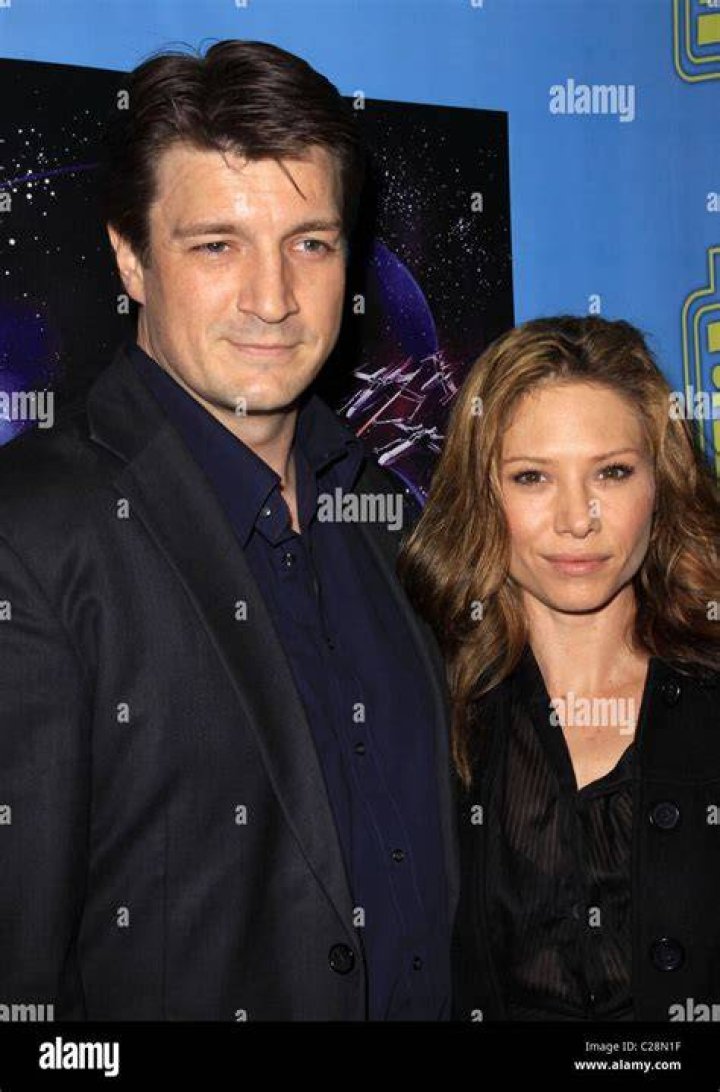 Nathan and his family(June,2014) Nathan Fillion & Stana Katic Photo
