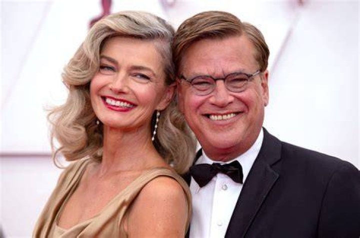 Paulina Porizkova and Aaron Sorkin make their couple debut at the