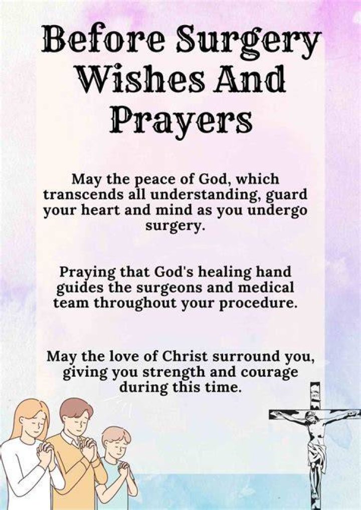 Prayer Before Surgery Quotes Photos
