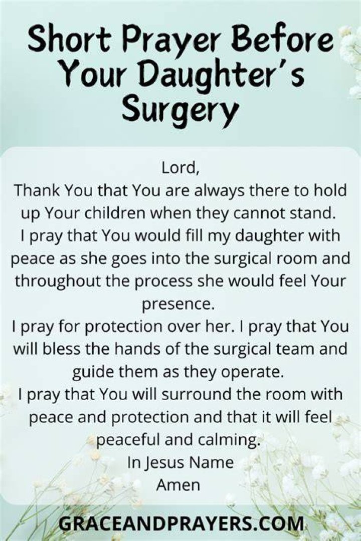 Prayer For Daughter Having Surgery ikdctgfht1