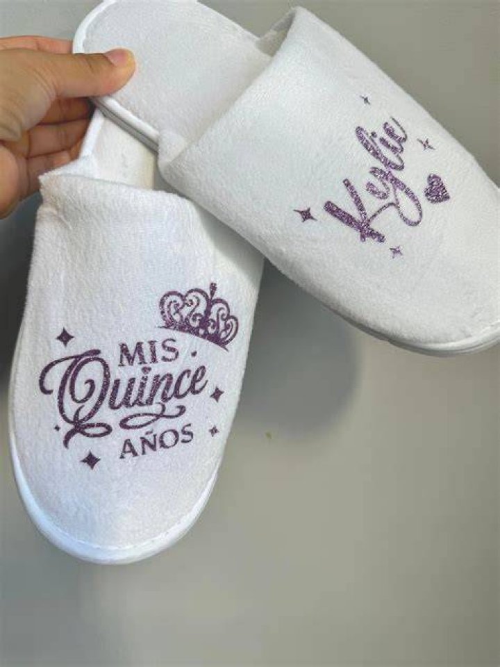Quinceañera Slippers, Mis Quince Años Slipper,quinceañera Favors Etsy