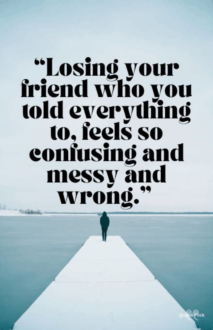 Quotes About Losing A Friend. QuotesGram
