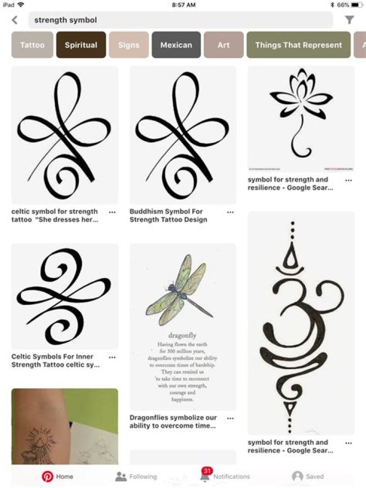 Resilience Tattoo Symbol