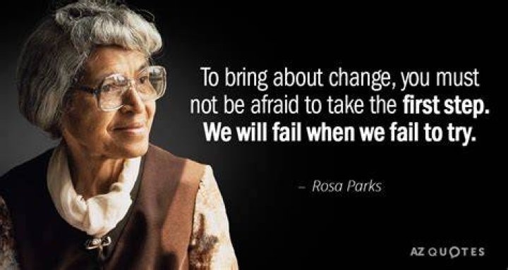 Rosa Parks Quote “If you want to be respected for your actions, then