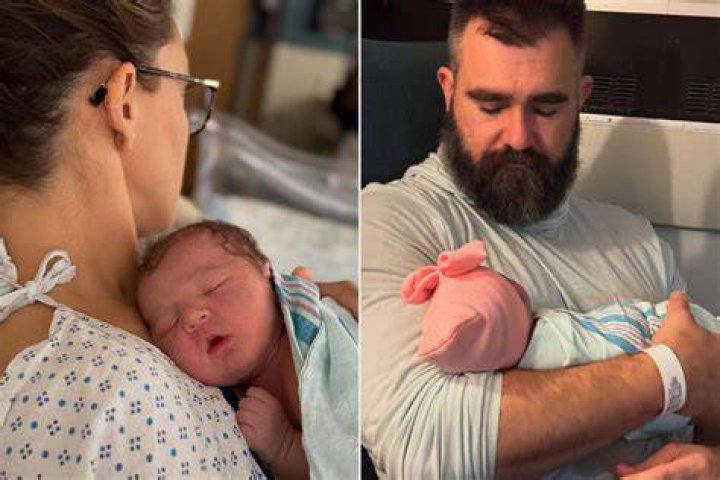 See The First Photos Of Jason And Kylie Kelce's New Baby Girl